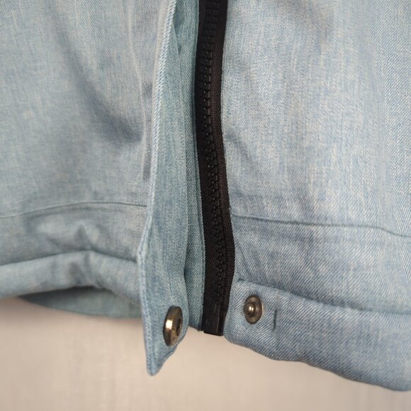 Little Donkey Andy Blue Ski Jacket with Removable Hood - Picture 4 of 10